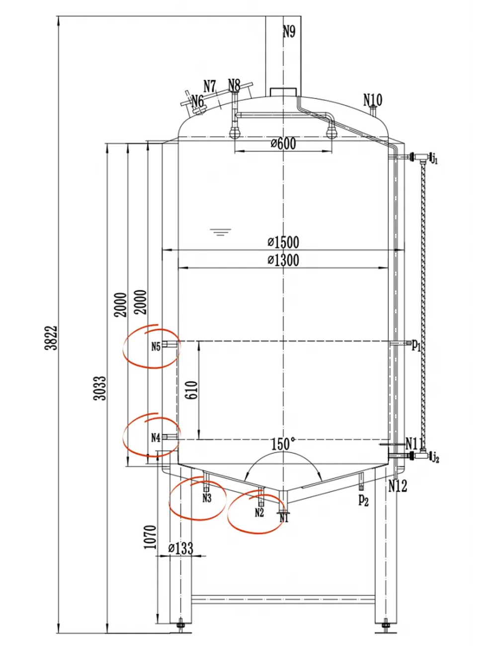 steam to heat brewing system